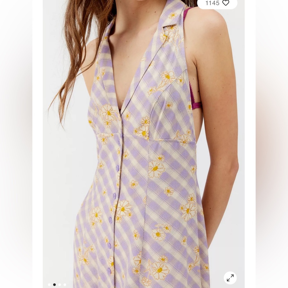 UO Willow Midi Dress in Small Retail $59 NWOT - Picture 4 of 5